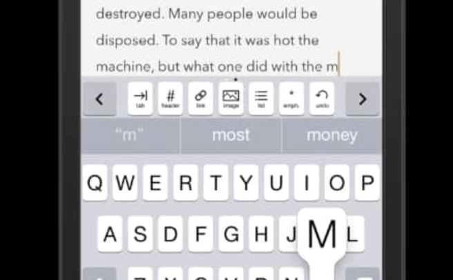 Typing McLuhan (iOS8)